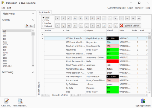New Abraquest Search Page
