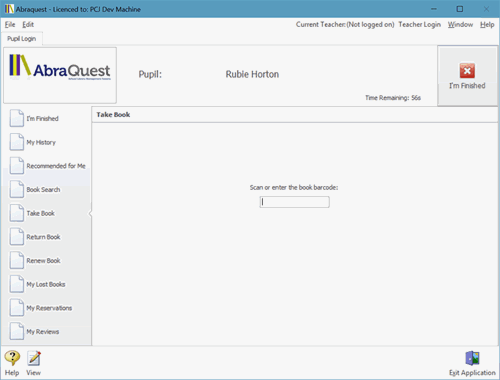 Unattended Issues/Returns Take Book