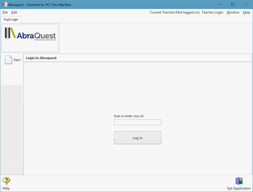 Unattended Issues/Returns Login Page