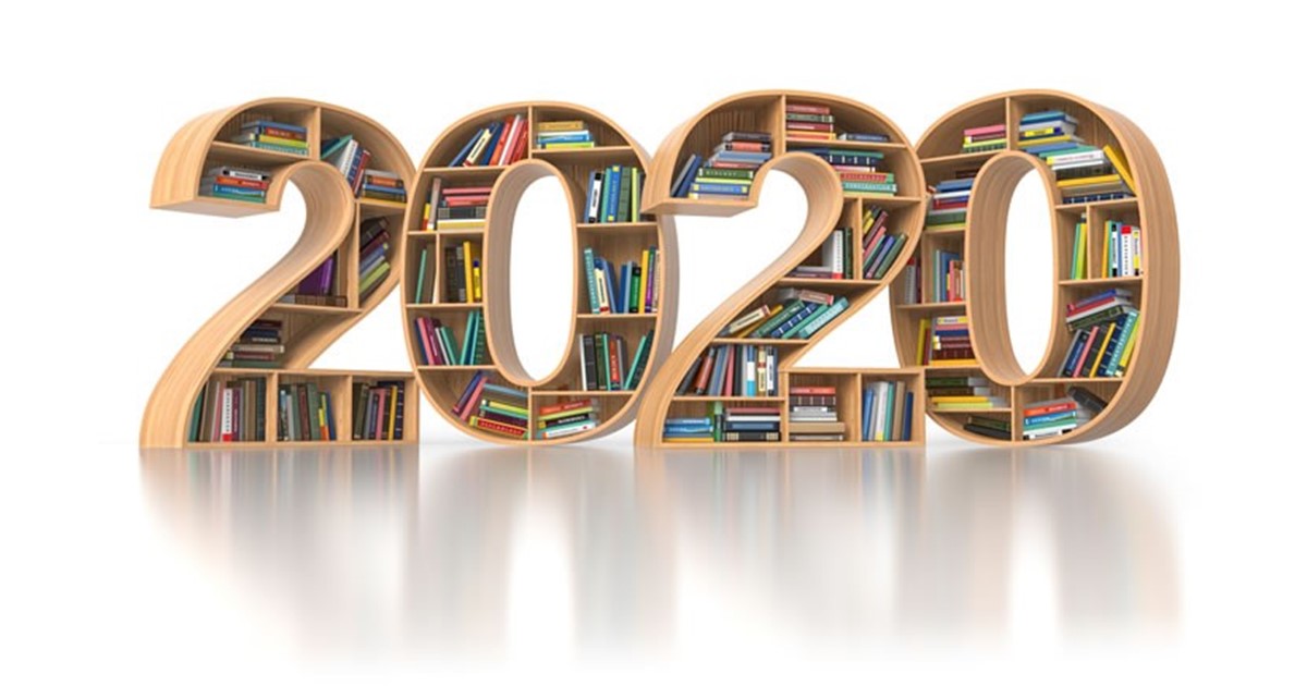 Image showing books in a 2020 bookshelf