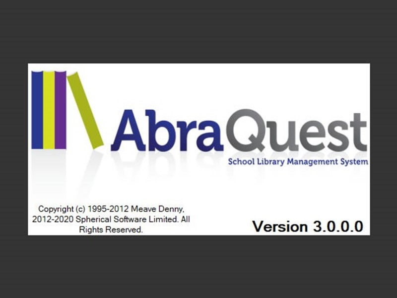 Abraquest v3 splash screen